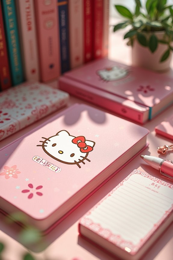 choosing hello kitty stationery