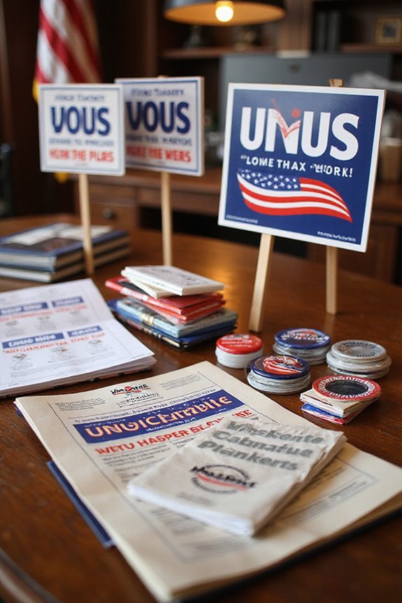 customizable political signage supplies