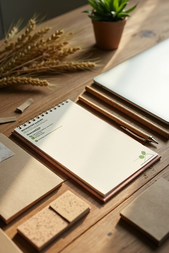 eco friendly stationery materials used