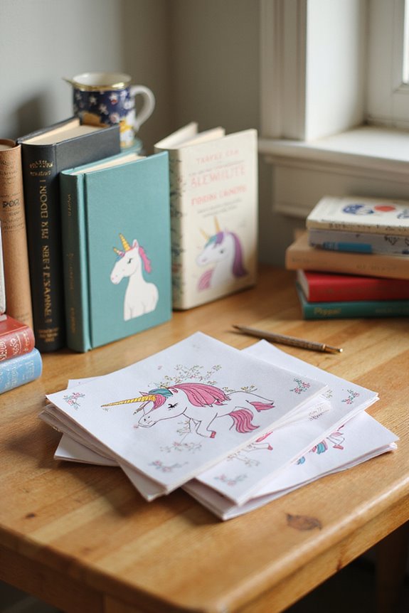 magical unicorn stationery essentials