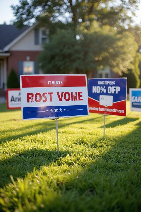 maximize political sign visibility