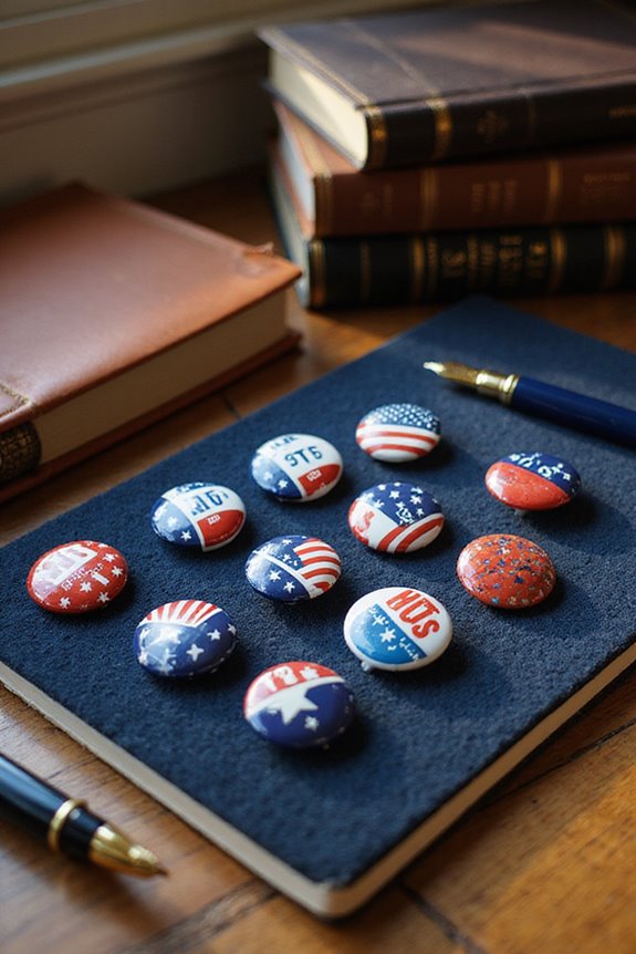 political expression through buttons