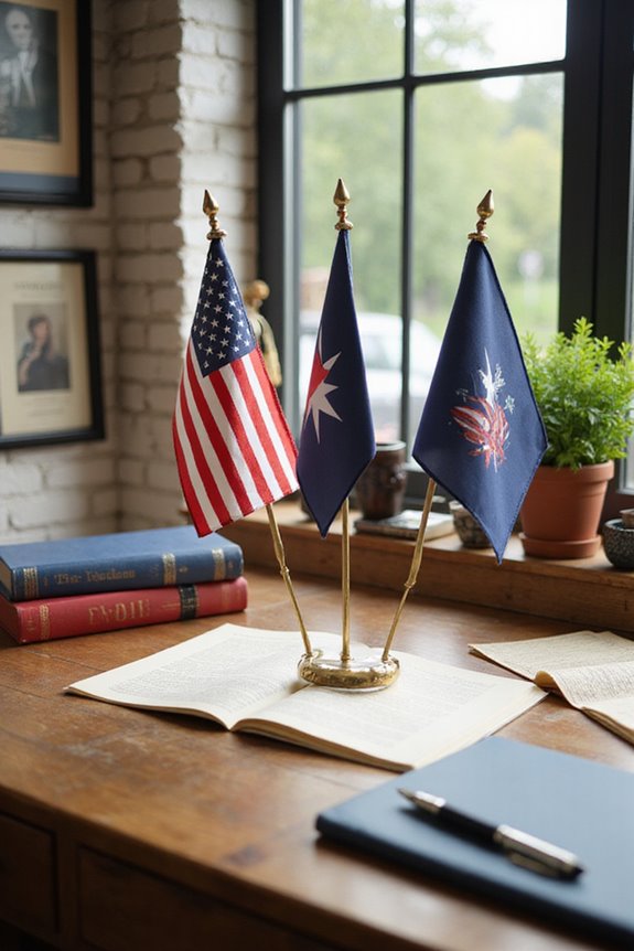 political garden flags selection