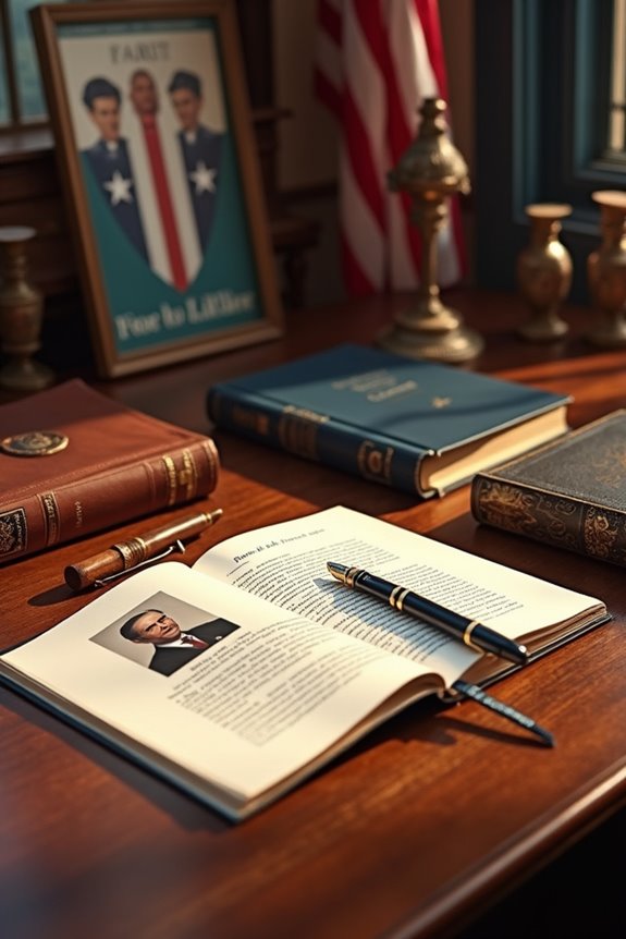 political posters and banners