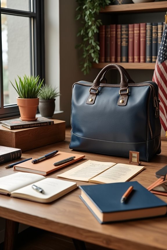 stylish organized stationery bags