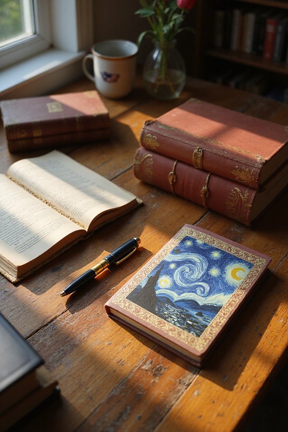 van gogh inspired stationery delights
